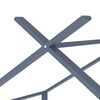 vidaXL Estrutura de cama para crianças 90x200 cm pinho maciço cinzento