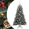vidaXL &Aacute;rvore de Natal Artificial Verde 150 cm PVC, Pl&aacute;stico e A&ccedil;o