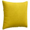 vidaXL Travesseiros de Sofá 2 pcs Amarelo 45 x 45 cm