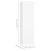 vidaXL M&oacute;veis de TV 4 pcs 30,5x30x110 cm derivados de madeira branco
