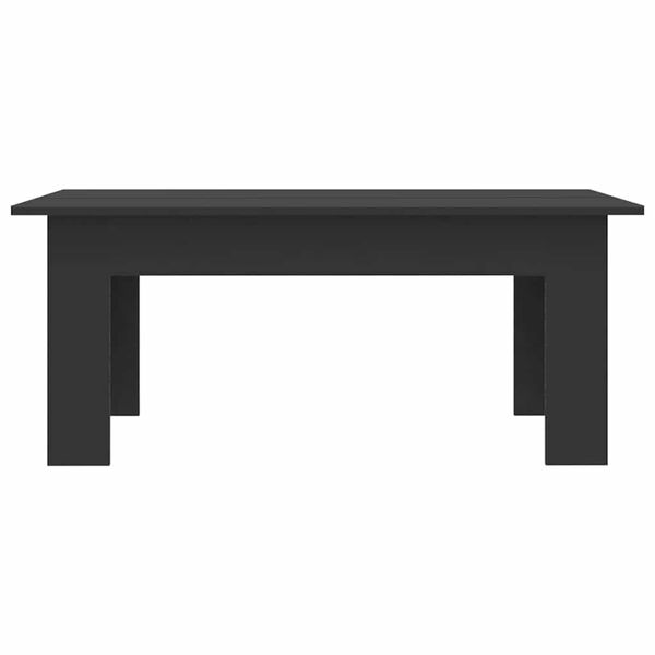 vidaXL Mesa de centro 100x60x42 cm derivados de madeira preto