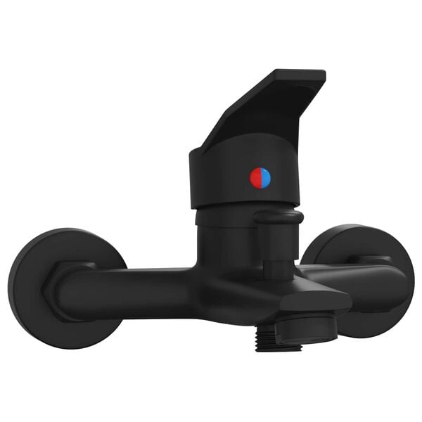 vidaXL Torneira de Misturador de Chuveiro Preto G 1 / 2 polegadas