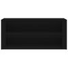 vidaXL Sapateira 100x35x45 cm derivados de madeira preto