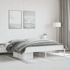 vidaXL Estrutura de cama 180x200 cm metal branco