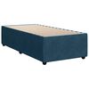 vidaXL Cama boxspring com colch&atilde;o 90x200 cm veludo azul