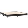 vidaXL Cama box spring c/ colch&atilde;o e LED 180x210 cm veludo preto