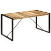 vidaXL Mesa de jantar 160x80x75 cm madeira de mangueira maci&ccedil;a