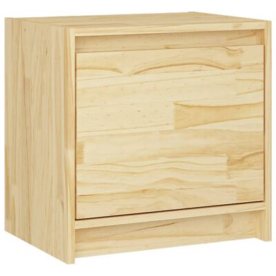 vidaXL Mesa de cabeceira 40x30,5x40 cm madeira de pinho maciça