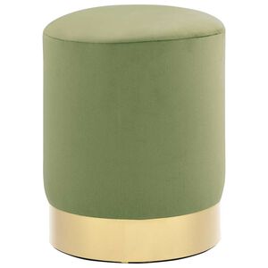 vidaXL Banco 28 x 36 cm veludo mostarda e dourado