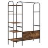 vidaXL Suporte para Roupas Carvalho Marrom 120 x 44 x 160 cm