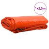 vidaXL Lona 650g / m&sup2; Laranja 1 x 2,5 m Lona com revestimento em PVC
