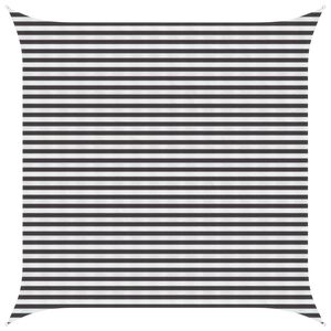 vidaXL Vela de Sombra Antracite e Branco 4,5 x 4,5 m HDPE