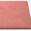 vidaXL Cabeceira de Parede 12 pcs Rosa 30 x 15 cm Veludo