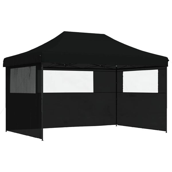 vidaXL Tenda de Festa Preto 292 x 440 x 315 cm Tecido Oxford