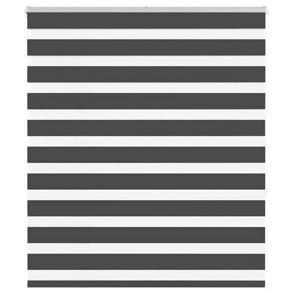 vidaXL Cortina de zebra 130x150 cm largura do tecido 125,9cm poli&eacute;ster