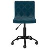 vidaXL Cadeiras de jantar girat&oacute;rias 2 pcs veludo azul