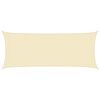 vidaXL Para-sol estilo vela 160 g/m&sup2; 2x4,5 m PEAD cor creme