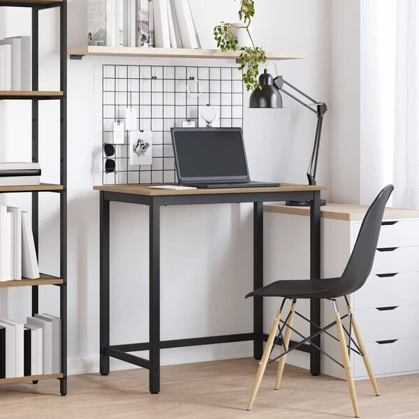 vidaXL mesa Carvalho Artesanal 100 x 50 x 76,5 cm