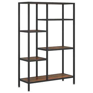 vidaXL Estante 80x30x120 cm a&ccedil;o e derivados de madeira