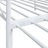 vidaXL Cama de dia com gavet&atilde;o sem colch&atilde;o 100x190 cm a&ccedil;o branco