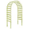 vidaXL P&eacute;rgola de jardim 130x60x230 cm madeira de pinho impregnada