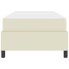 vidaXL Estrutura de cama com colch&atilde;o com colch&atilde;o Creme 100 x 200 cm