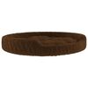 vidaXL Cama para c&atilde;es 110x90x23 cm pel&uacute;cia castanho