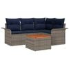 vidaXL Conjunto de Sof&aacute; de Jardim 5 unid. 4-N&uacute;mero de lugares