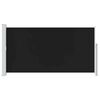 vidaXL Toldo lateral para p&aacute;tio/terra&ccedil;o 160 x 300 cm preto