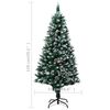 vidaXL &Aacute;rvore Natal artificial pr&eacute;-iluminada c/ bolas e pinhas 150 cm