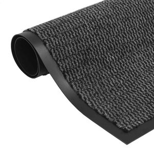 vidaXL Tapete controlo de p&oacute; retangular tufado 40x60 cm antracite