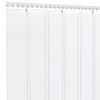 vidaXL Cortina de porta 200 mm x 1,6 mm 10 m PVC transparente