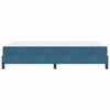 vidaXL Cama Box com colch&atilde;o Azul Escuro 160 x 210 cm tecido