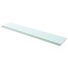 vidaXL Prateleiras 2 pcs 110x20 cm vidro transparente