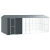 vidaXL Gaiola para P&aacute;ssaros Antracite 645 x 310 x 247 cm