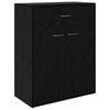vidaXL Buffet Carvalho Preto 60 x 30 x 75 cm Derivados de Madeira