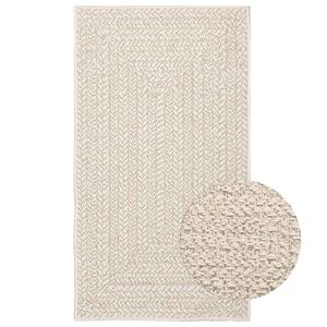 vidaXL Tapete ZIZUR creme 60x110 cm aspeto de juta interior e exterior