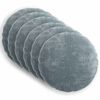 vidaXL Capa almofada 6 pcs HEERLEN Azul-Claro &Oslash; 50 cm Tecido Chenille