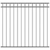 vidaXL Elemento de Cerca ASSEN 170 x 150 cm A&ccedil;o Cinzeto