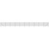 vidaXL Cerca de malha de arame 1,4x25 m a&ccedil;o galvanizado antracite