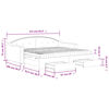 vidaXL Sof&aacute;-cama c/ gavet&atilde;o e gavetas 90x190 cm tecido cinzento-claro