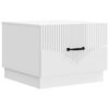 vidaXL Mesa de centro Branco Brilhante 49 x 50 x 37 cm