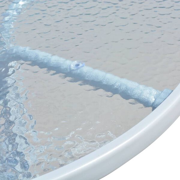 vidaXL Mesa de bistrô 50x71 cm aço cinzento