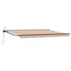 vidaXL Toldo Retr&aacute;til El&eacute;trico Azul, Laranja, Antracite 4 &times; 3 m