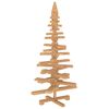 vidaXL &Aacute;rvore de Natal de Madeira KOTKA 120 cm Madeira de Pinho Maci&ccedil;a