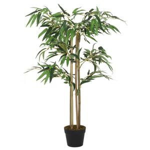 vidaXL &Aacute;rvore de bambu artificial 380 folhas 80 cm verde