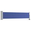 vidaXL Toldo lateral retr&aacute;til para p&aacute;tio 60x300 cm azul