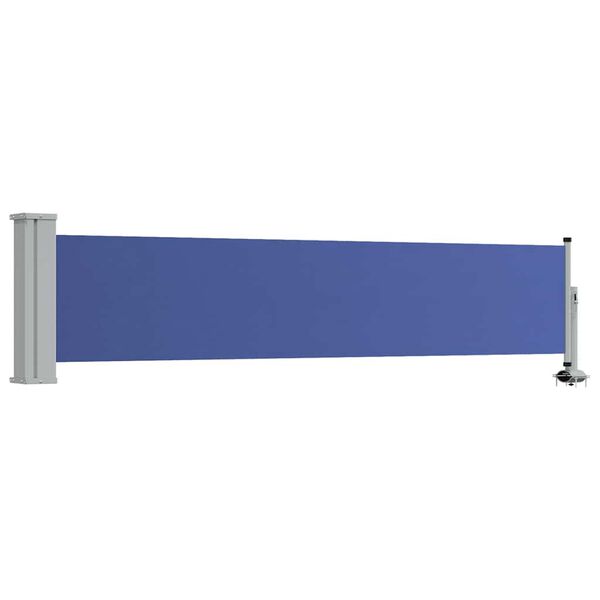 vidaXL Toldo lateral retr&aacute;til para p&aacute;tio 60x300 cm azul