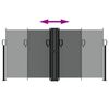 vidaXL Toldo lateral retr&aacute;til 120x600 cm antracite
