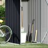 vidaXL Abrigo de lenha jardim 245x98x159cm a&ccedil;o galvanizado antracite